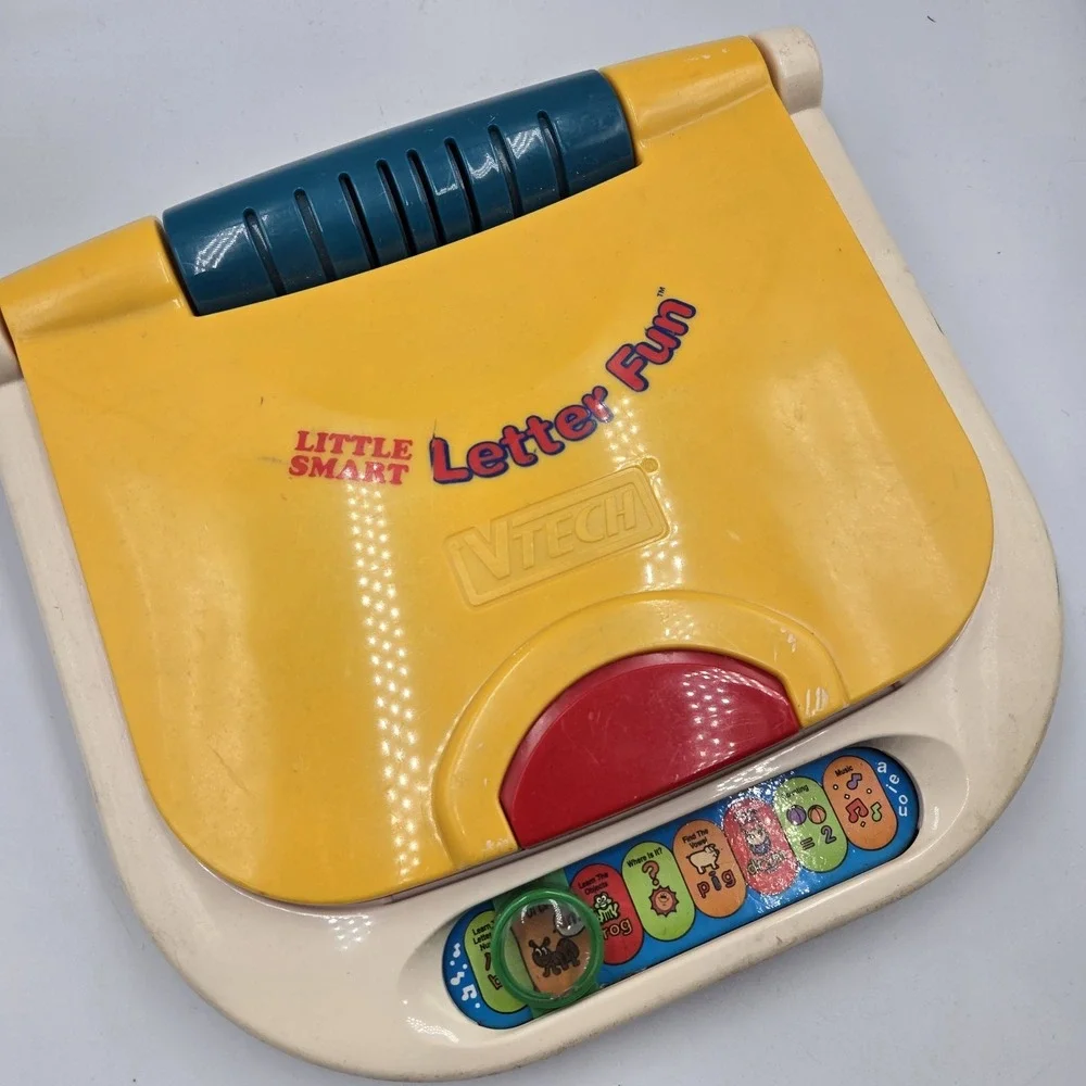 VTG 1995 VTech Little Smart Letter Fun with Phonics Educational Laptop‎ Tested